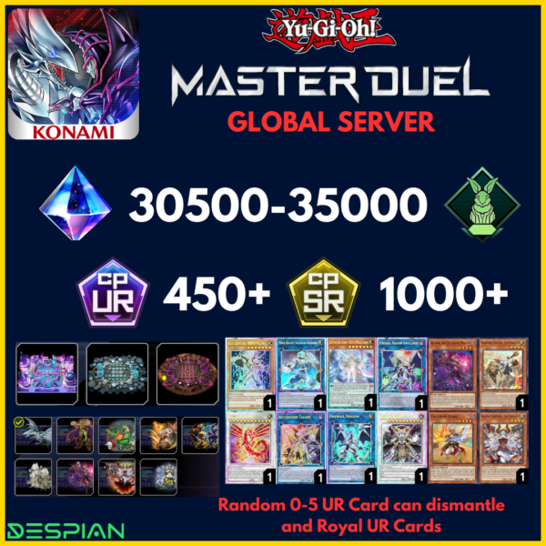 Master Duel Account VIP II (Evil★Twin, Branded & Sky Striker Bundle)