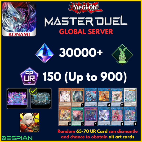 Master Duel Alt Art Account (Evil★Twin & Sky Striker Bundle)