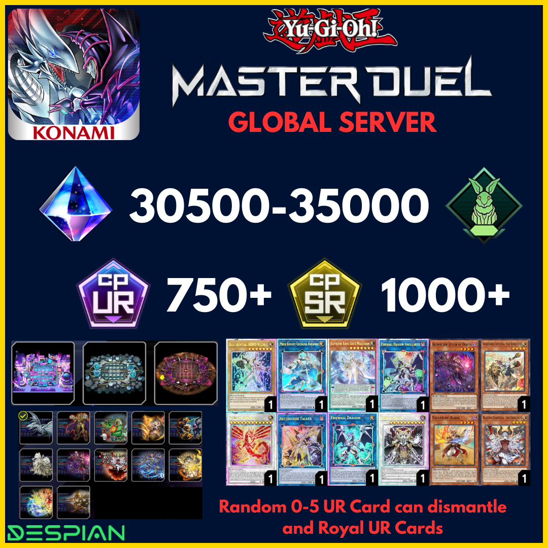 Master Duel Account VIP IV (Evil★Twin, Branded, Sky Striker & Mikanko Bundle)