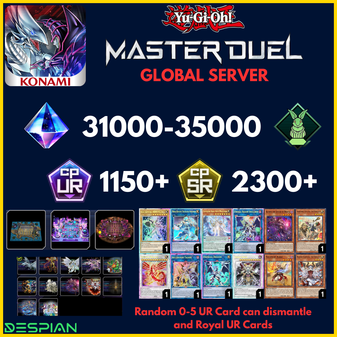 Master Duel Account VIP VI (Evil★Twin, Branded, Dragonmaid & Mikanko Bundle)