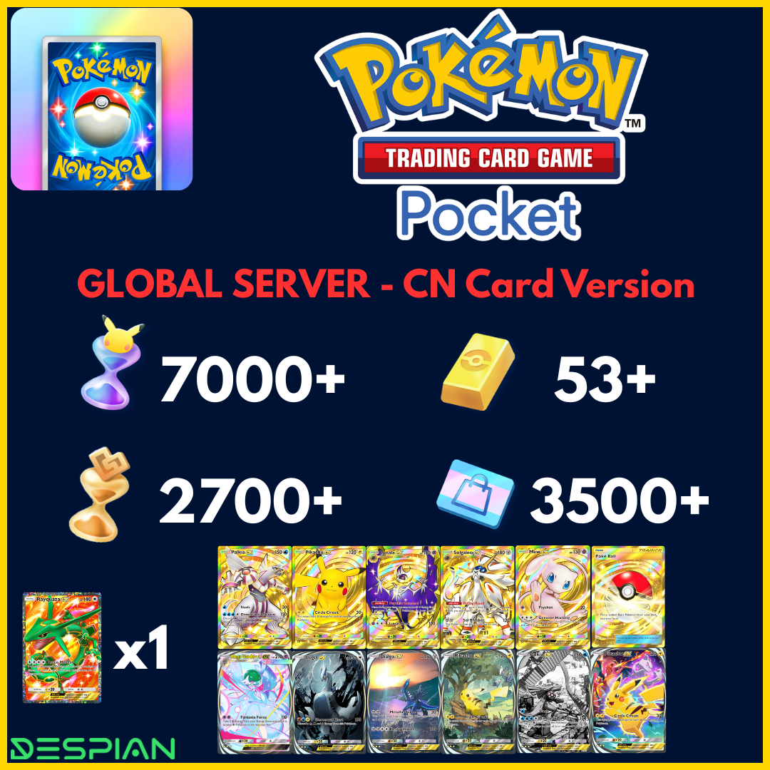 Pokémon TCG Pocket Account VIP IV (Random 1 Crown & 1-6 Immersive Card)