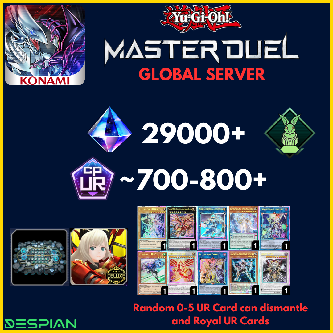 Master Duel Reroll 8 (Sky Striker Bundle + Steam)